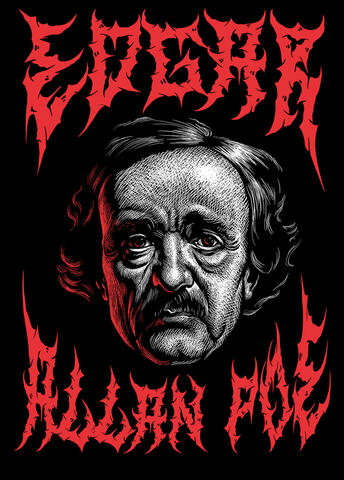 Edgar Allan Poe, concept illustration