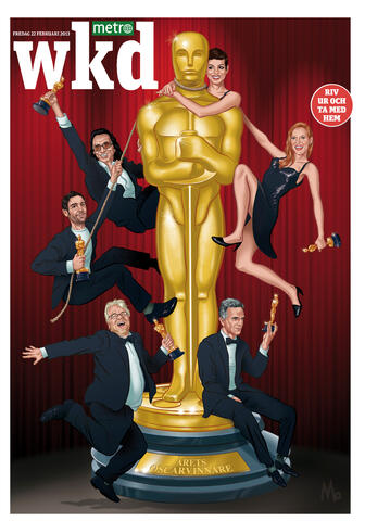 Cover illustration for "WKD", the Metro weekend supplement