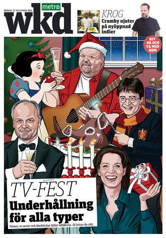 Cover illustration for "WKD", the Metro weekend supplement