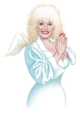 "Unlikely Angel" DVD cover illustration for CBS
